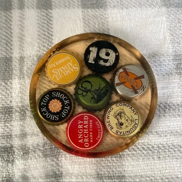 Etsy Custom Round Beer Bottle Caps Drink Coaster - Picture 2 of 7